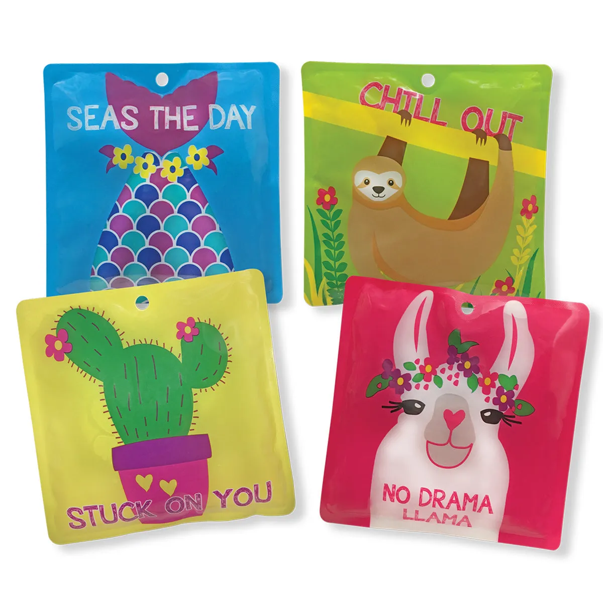 6x6 Sloth Reusable Eco-Friendly Ice Pack (1pc)