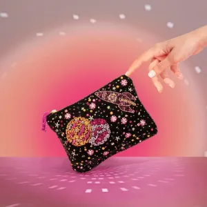 Accessorize London Women's Multi Galaxy Beaded Pouch