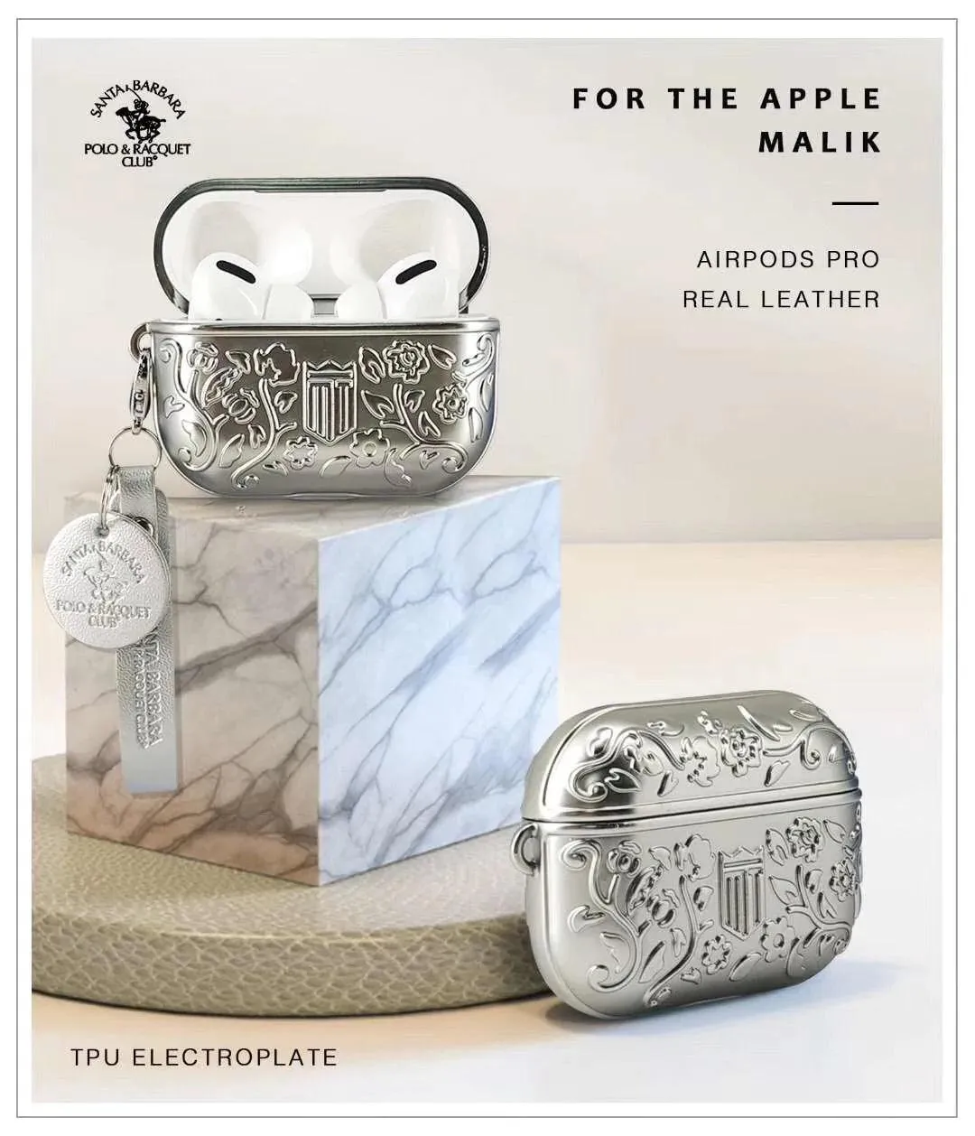 Airpods Pro Series Genuine Santa Barbara Leather Case