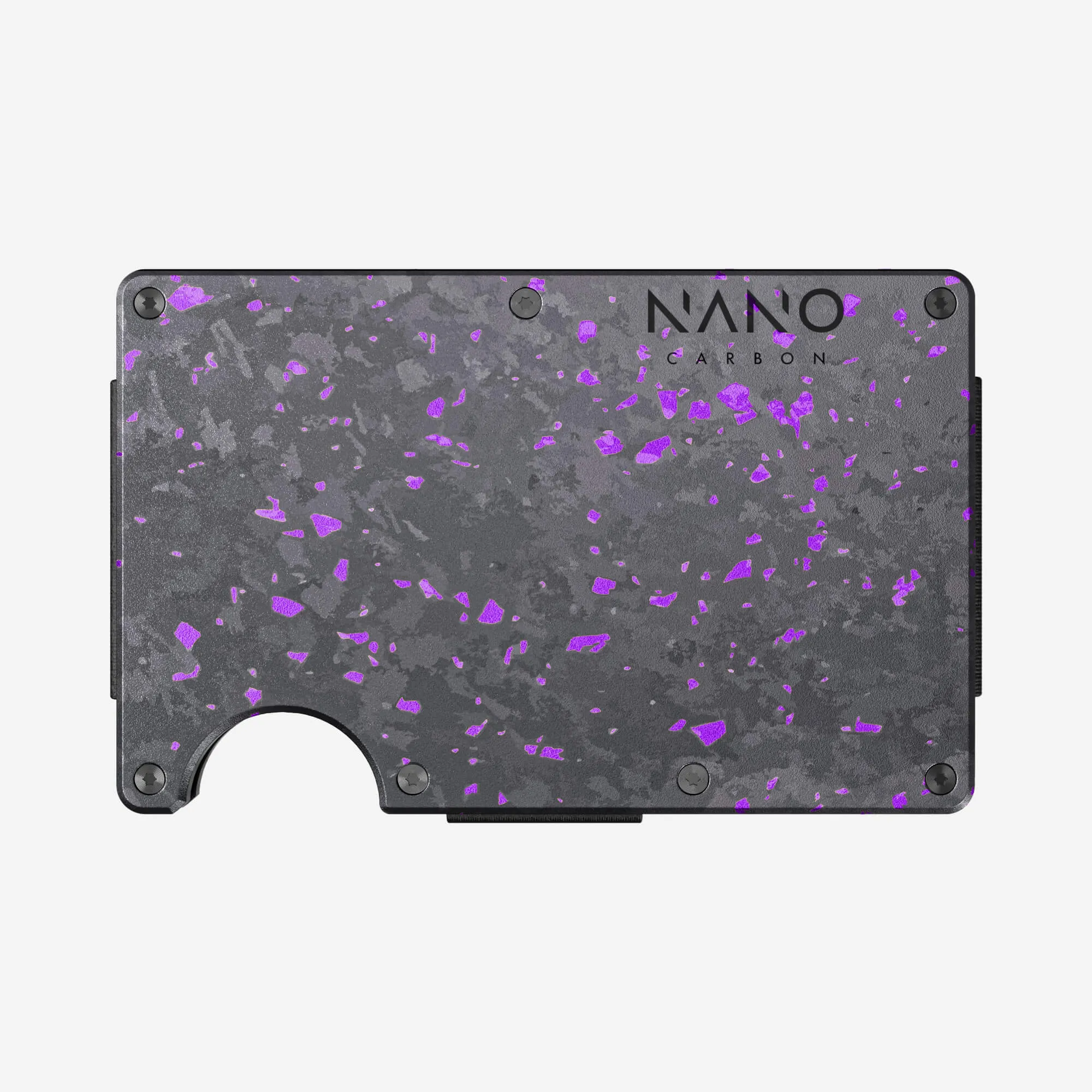 AirTag Cash Strap Wallet (Nero/Viola)