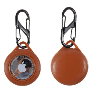 AirTags protective cover with keychain - Brown