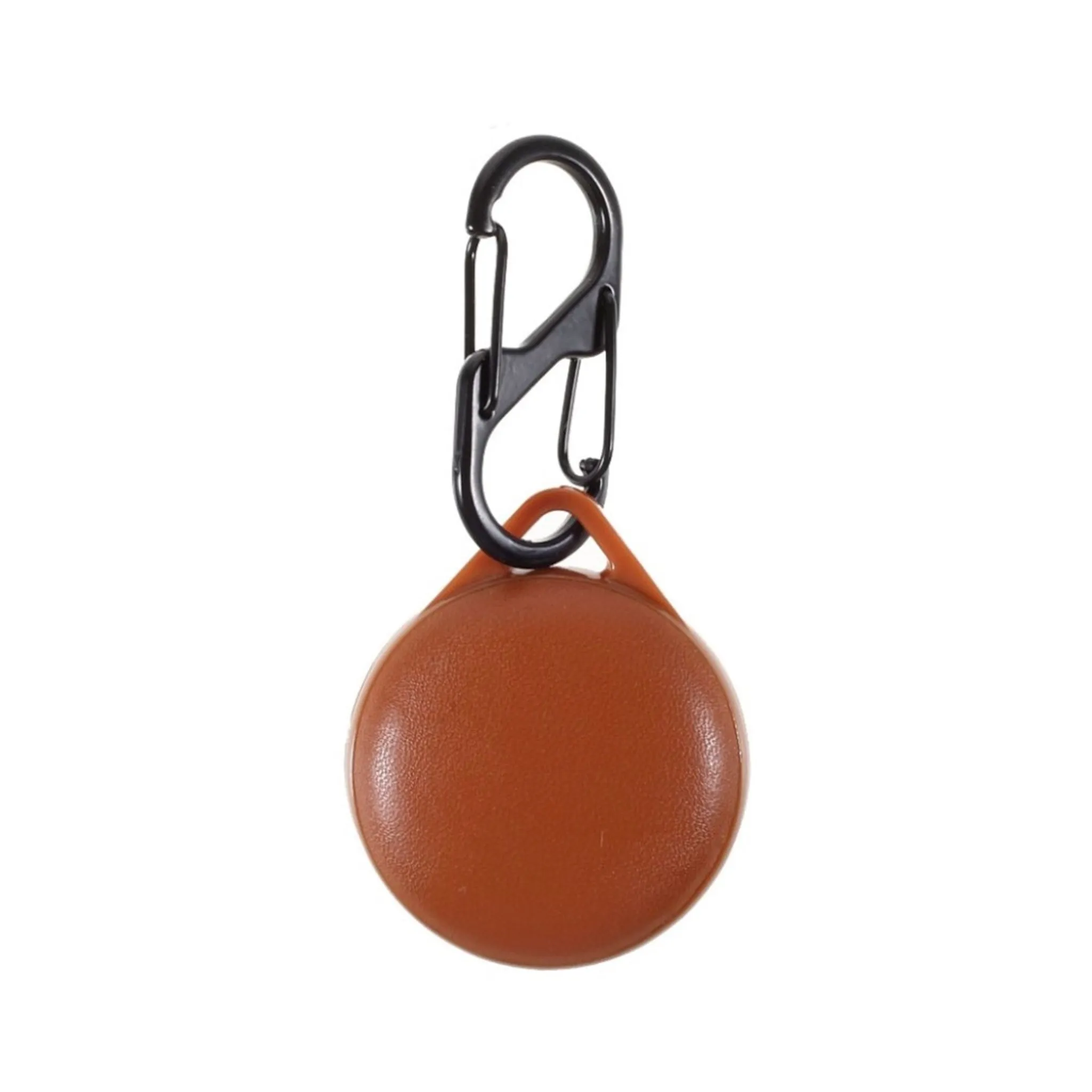 AirTags protective cover with keychain - Brown