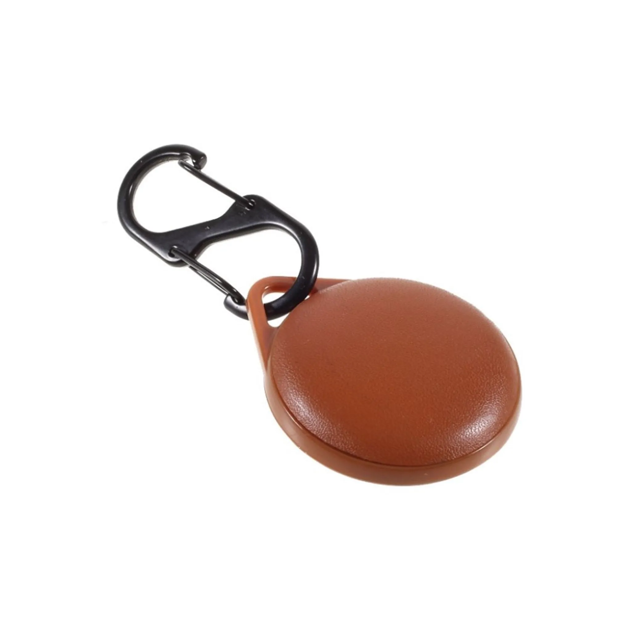 AirTags protective cover with keychain - Brown