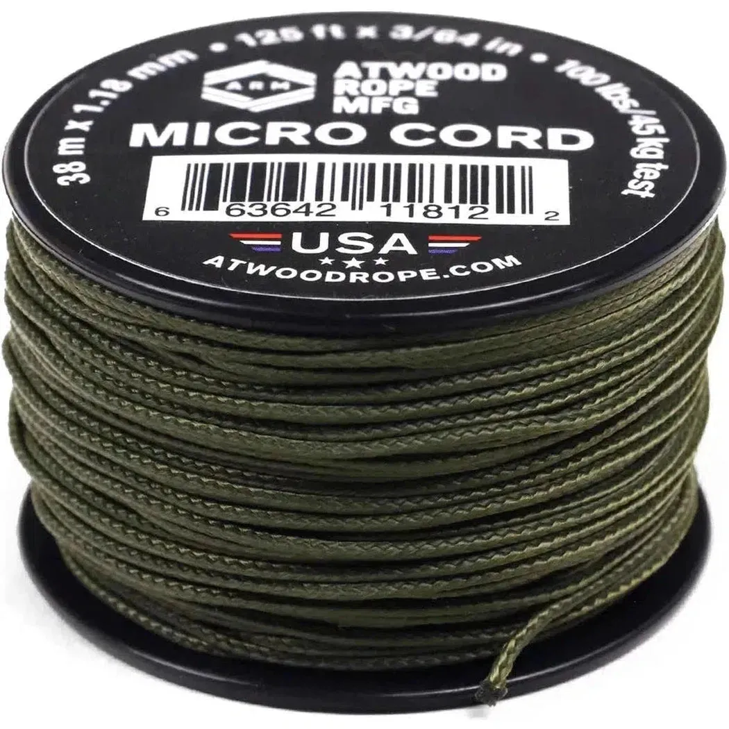 Atwood Rope Micro Cord - 100 LB  - 1.18MM X 125 FT Spool