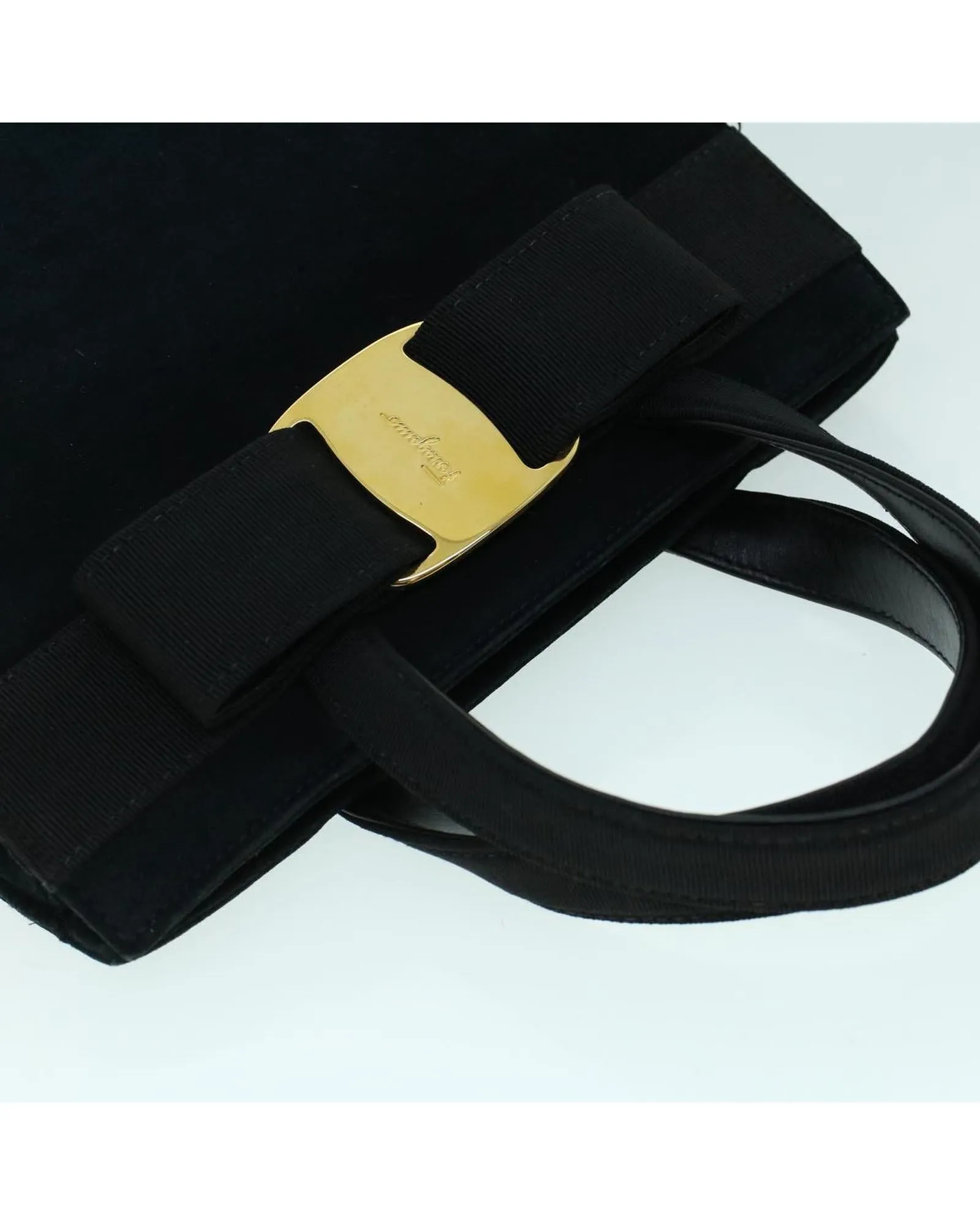 Authentic Black Suede Hand Bag