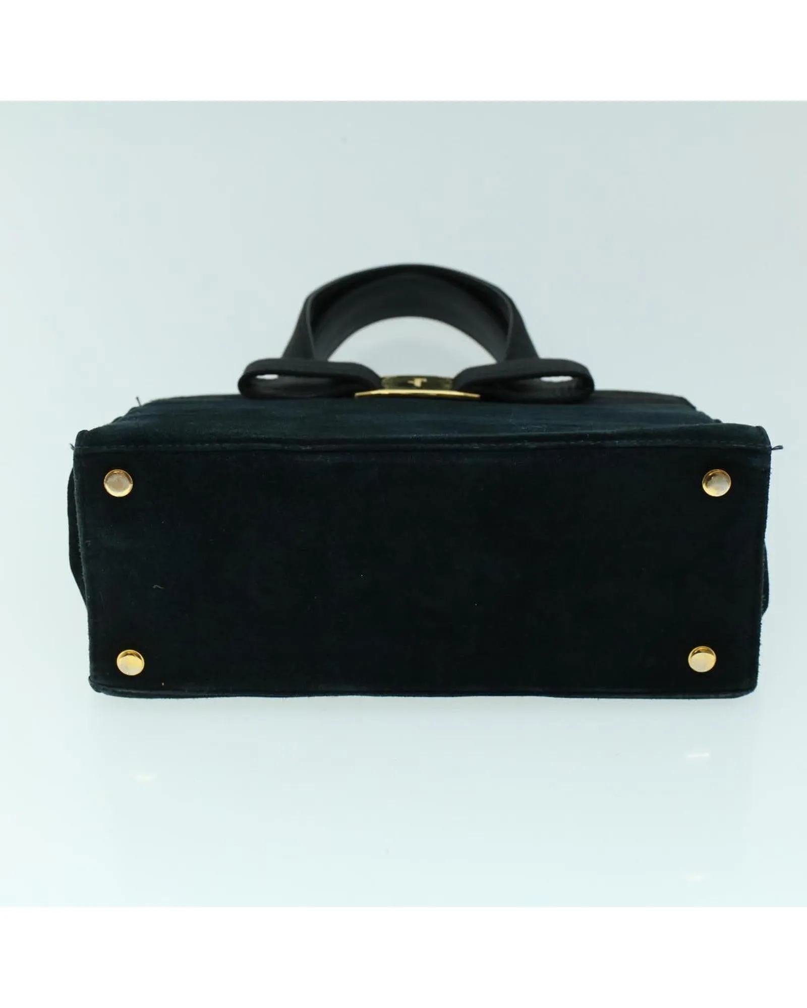 Authentic Black Suede Hand Bag