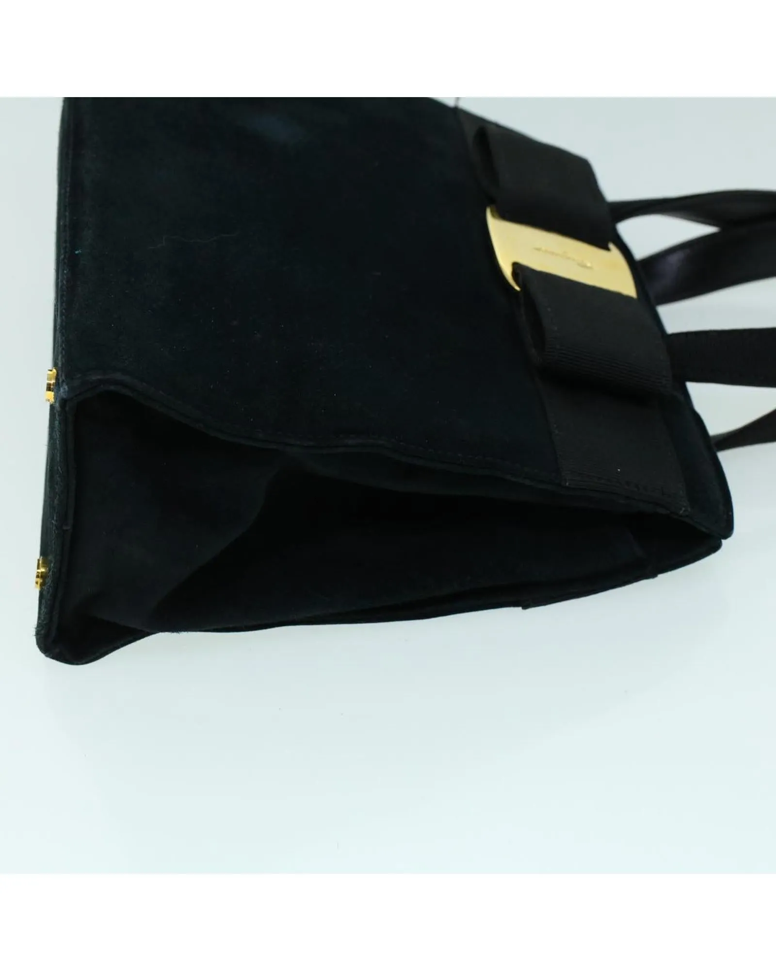 Authentic Black Suede Hand Bag