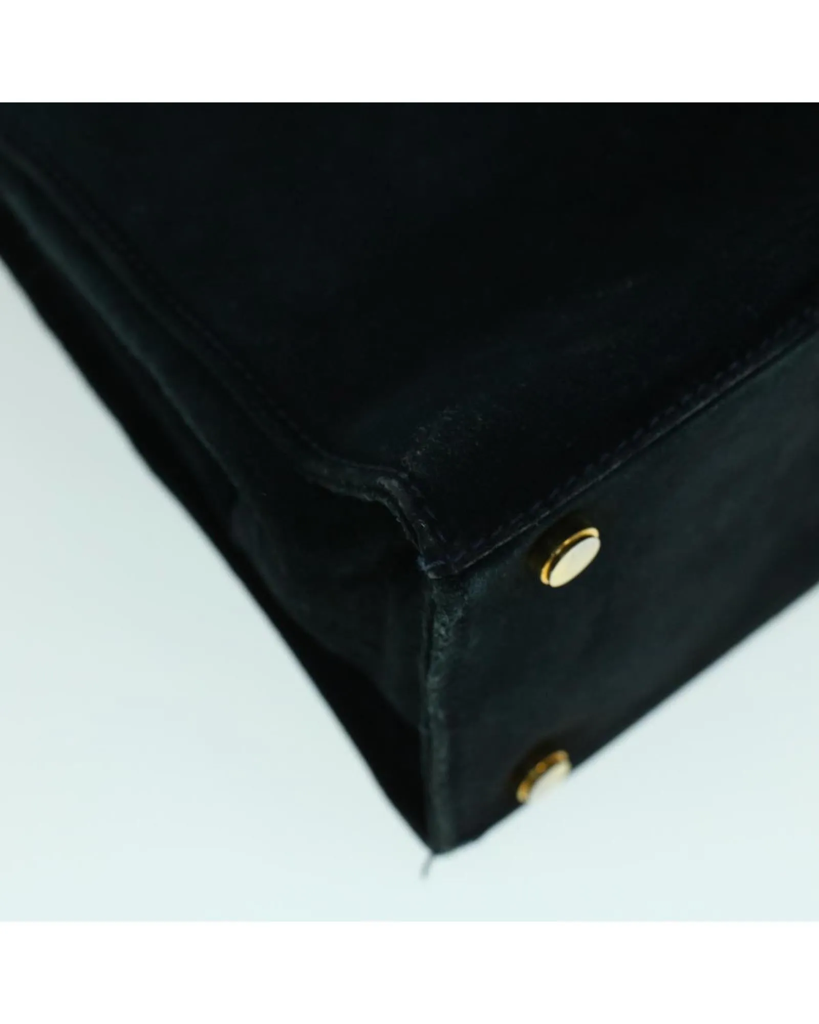 Authentic Black Suede Hand Bag