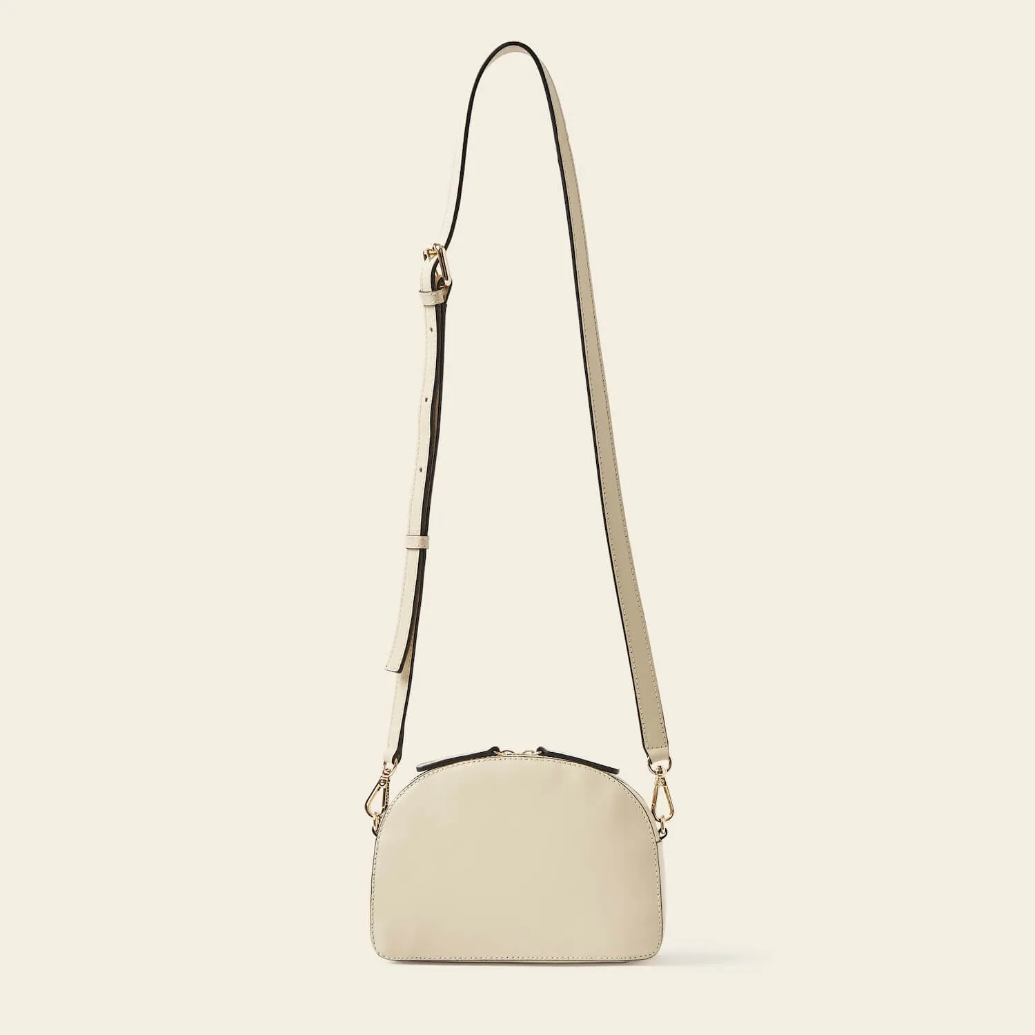 Babaluna Crossbody - Cream Punched Flower