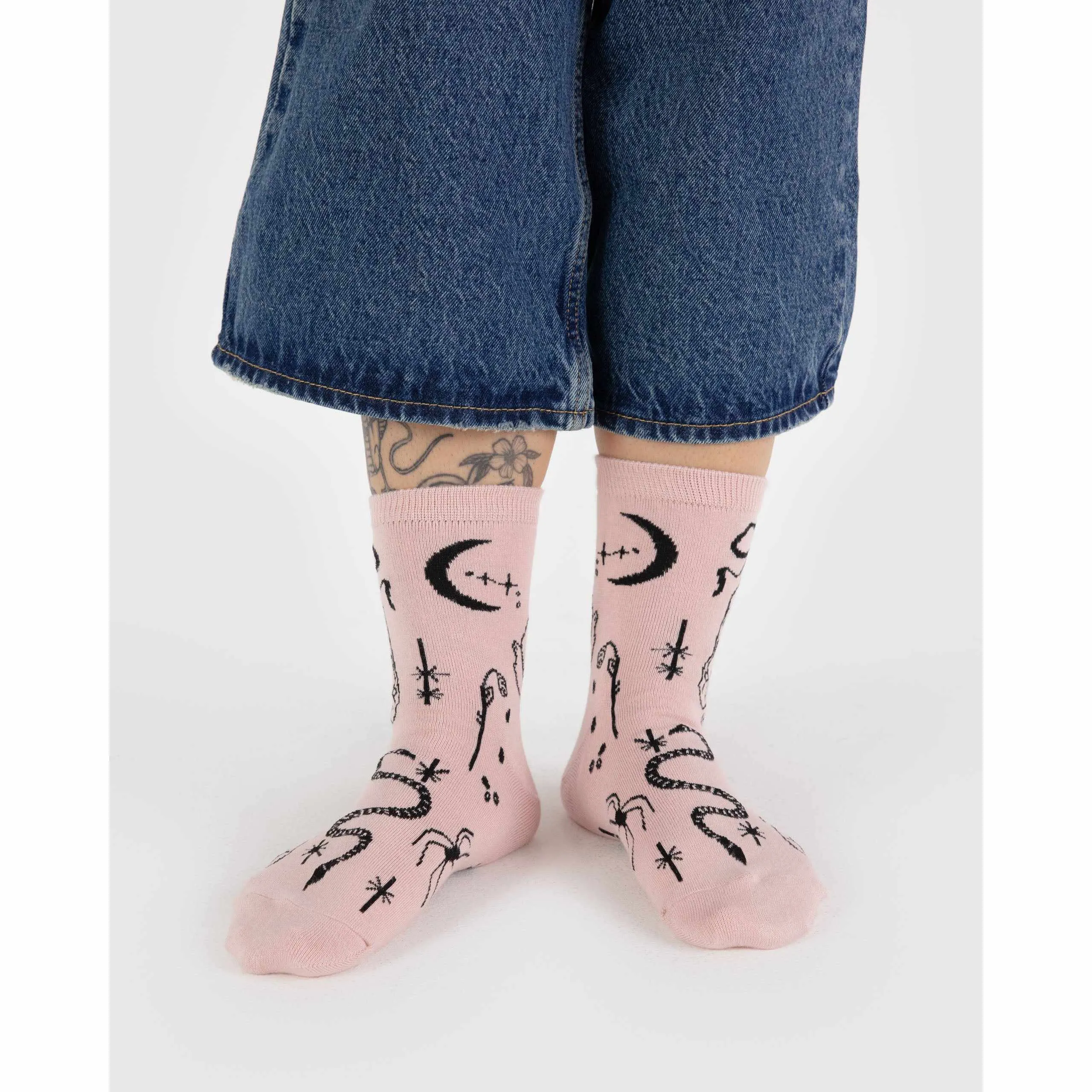 Baggu - Adult crew socks - Ballet Icons