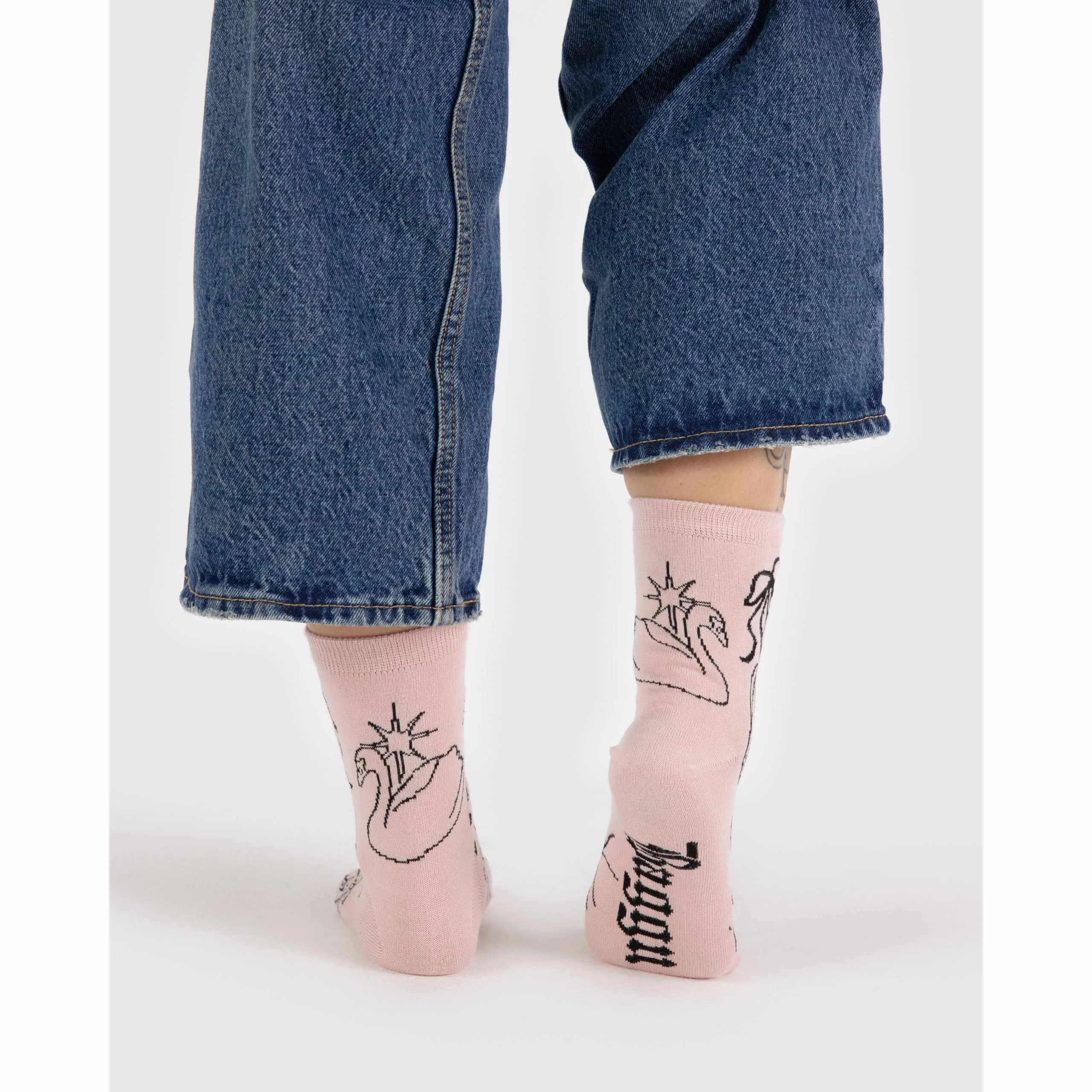 Baggu - Adult crew socks - Ballet Icons