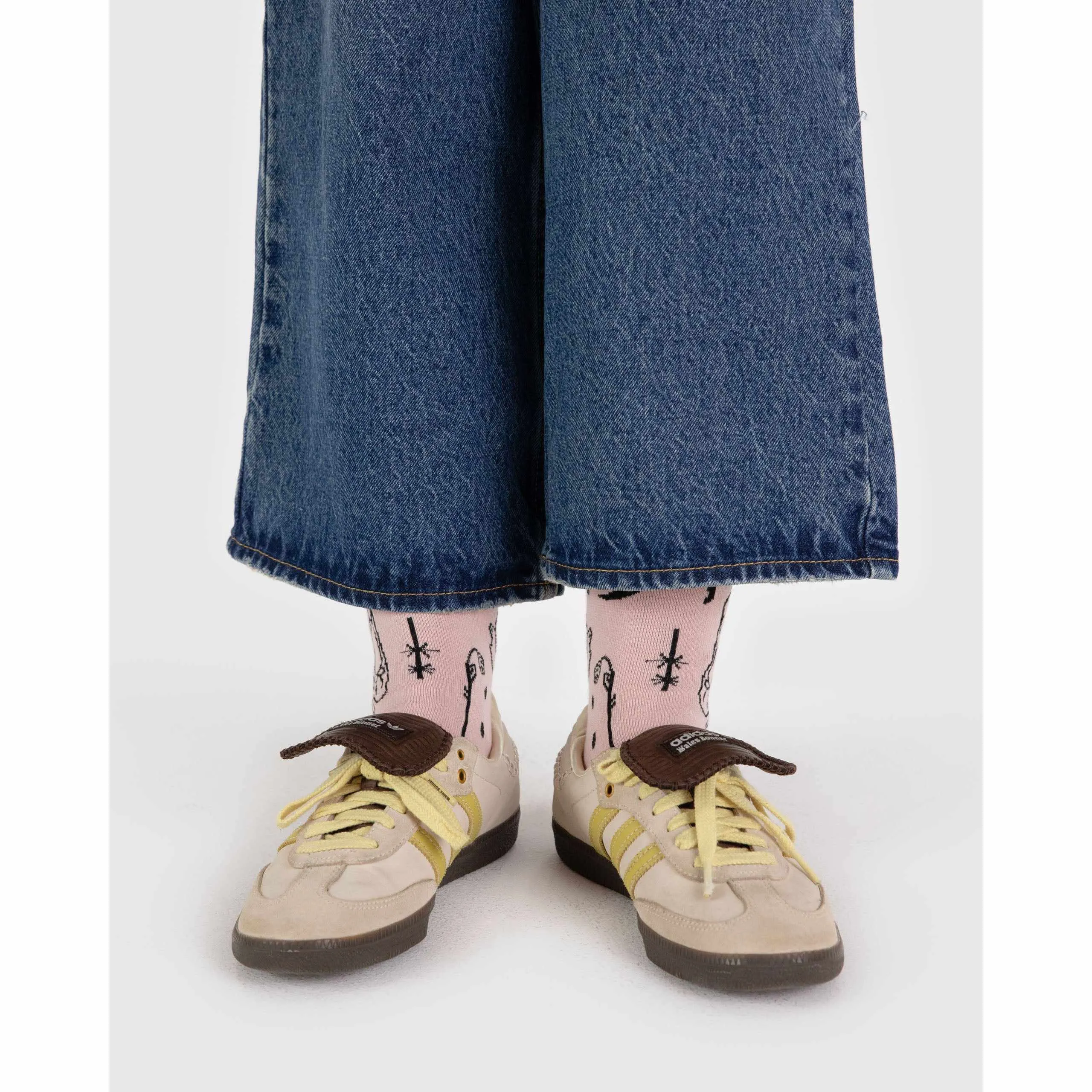 Baggu - Adult crew socks - Ballet Icons