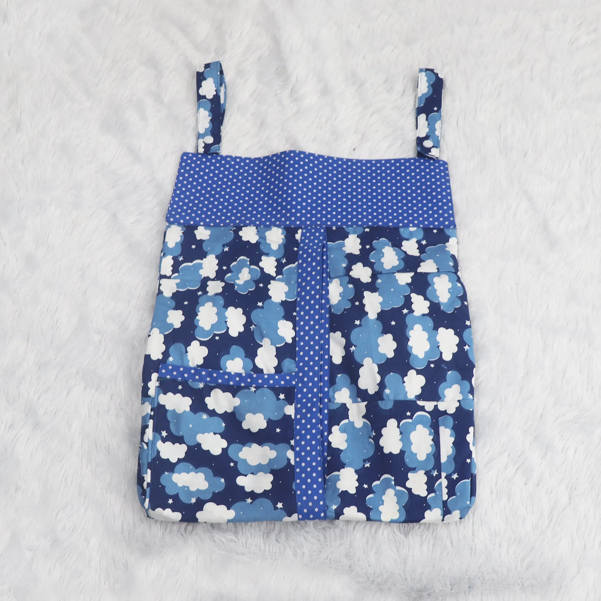 Blue Clouds - Diaper & Nappy Stacker Multi-Purpose Storage for Essentials