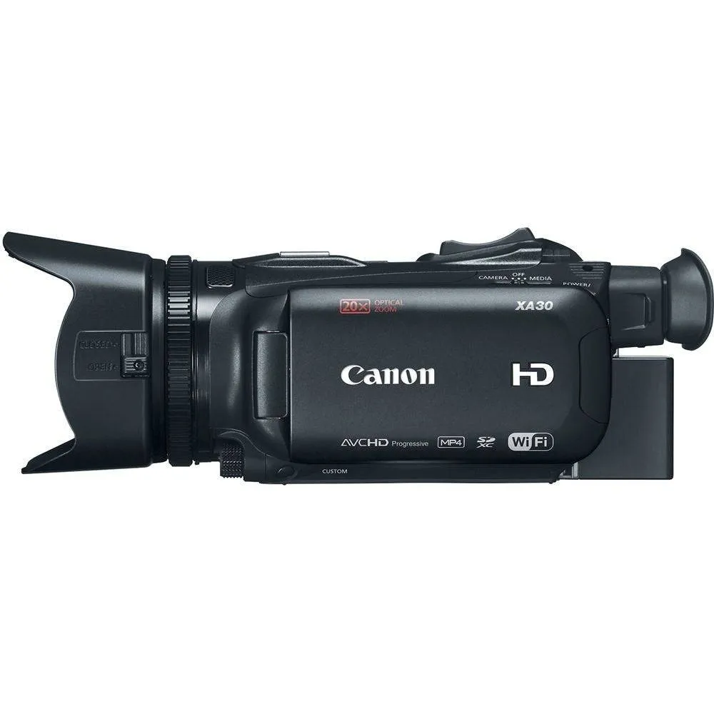 Canon XA30 Professional Camcorder with 64GB Memory Card Bundle