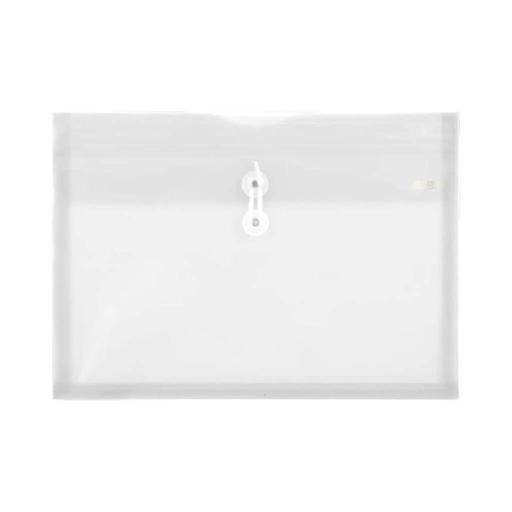 Clear Side Loading Letter Size String Envelope