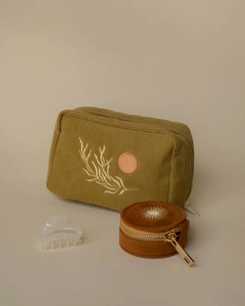 Corduroy Makeup Bag's