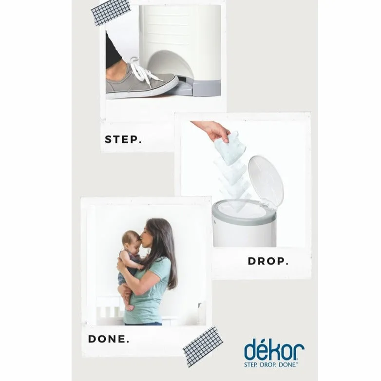 Dekor Plus Hands-Free Diaper Pail Gift Set