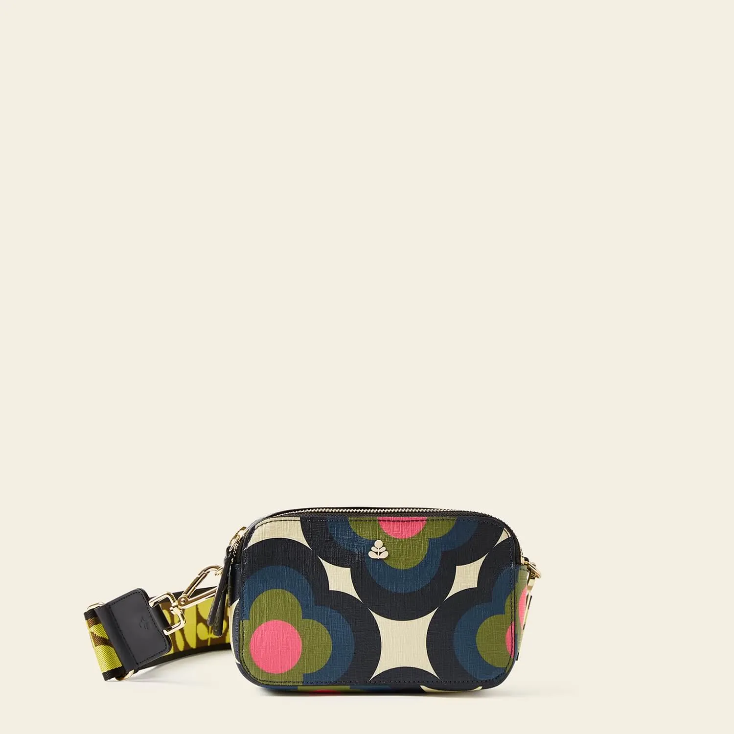 Duo Crossbody - Radial Flower Rockpool