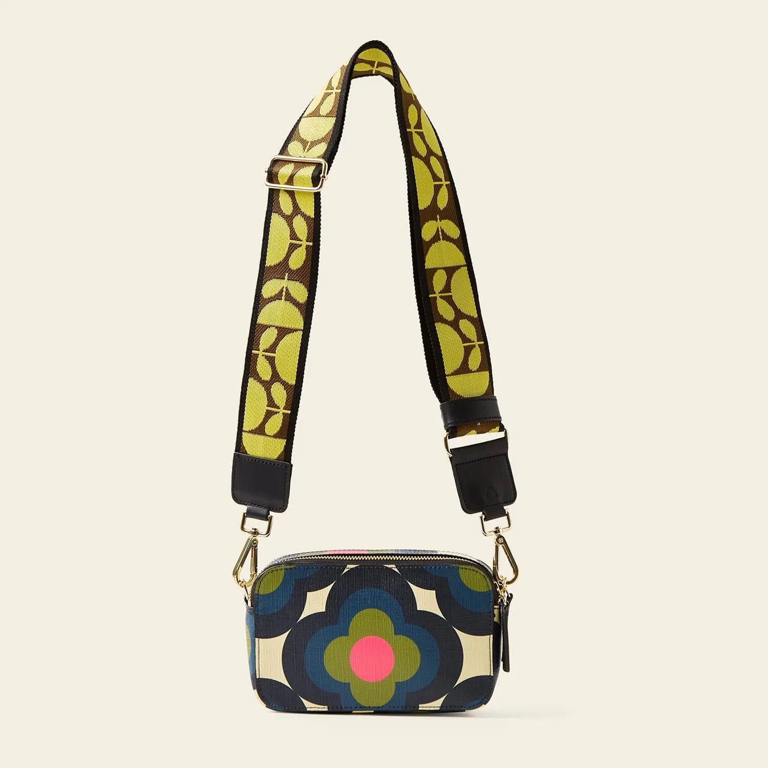 Duo Crossbody - Radial Flower Rockpool