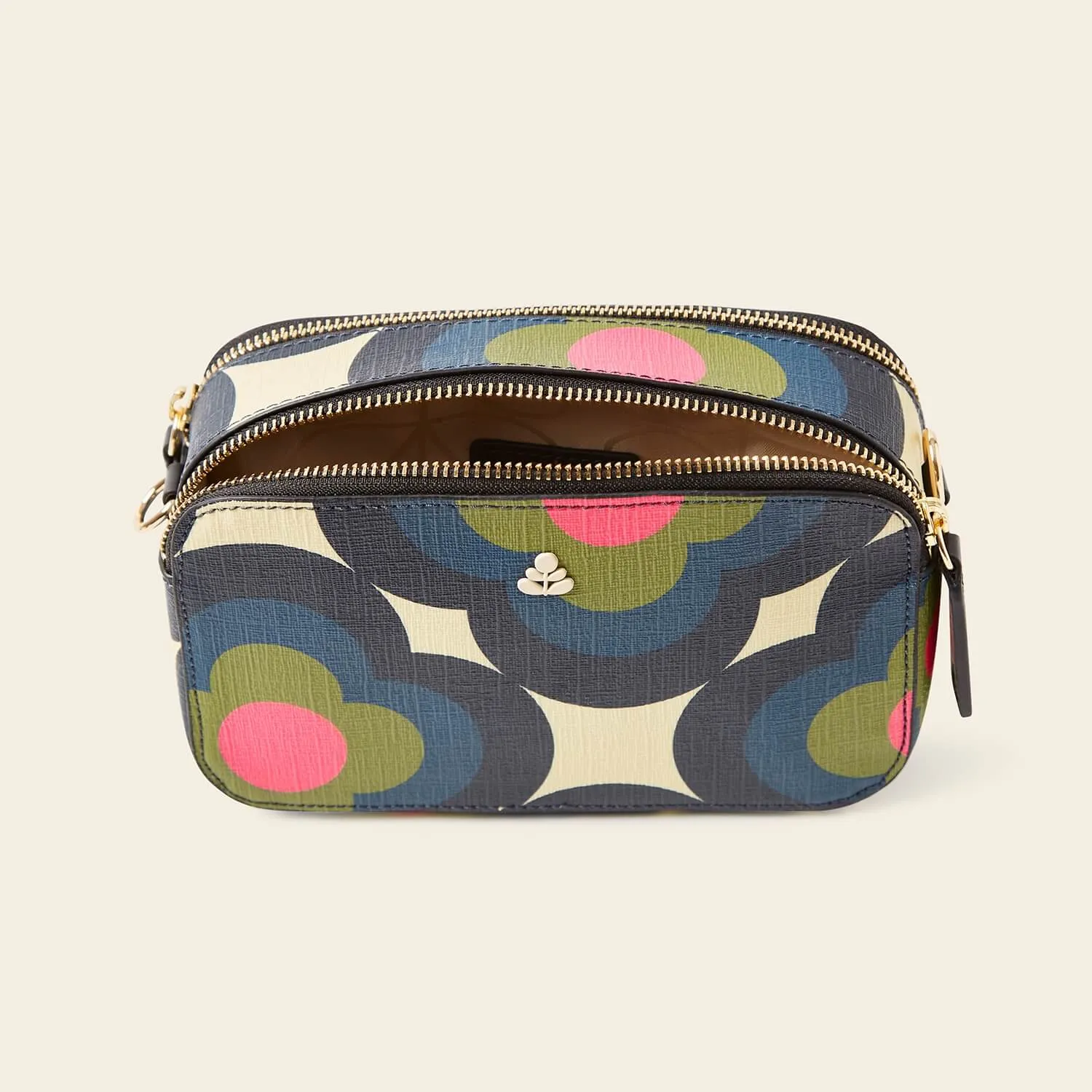 Duo Crossbody - Radial Flower Rockpool