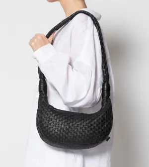 Dylan Woven Handbag | Black