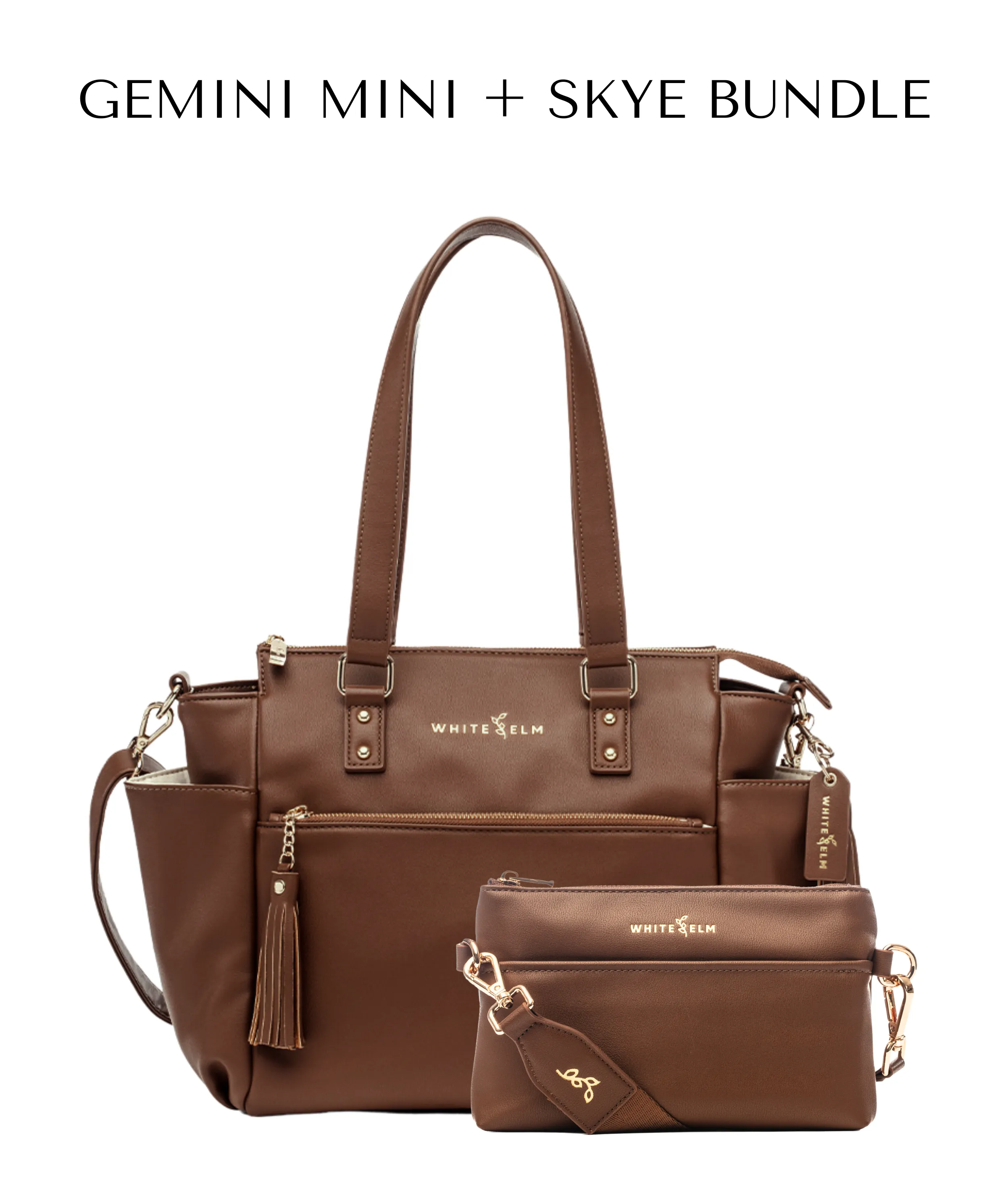 Gemini Convertible Backpack - Coffee Brown