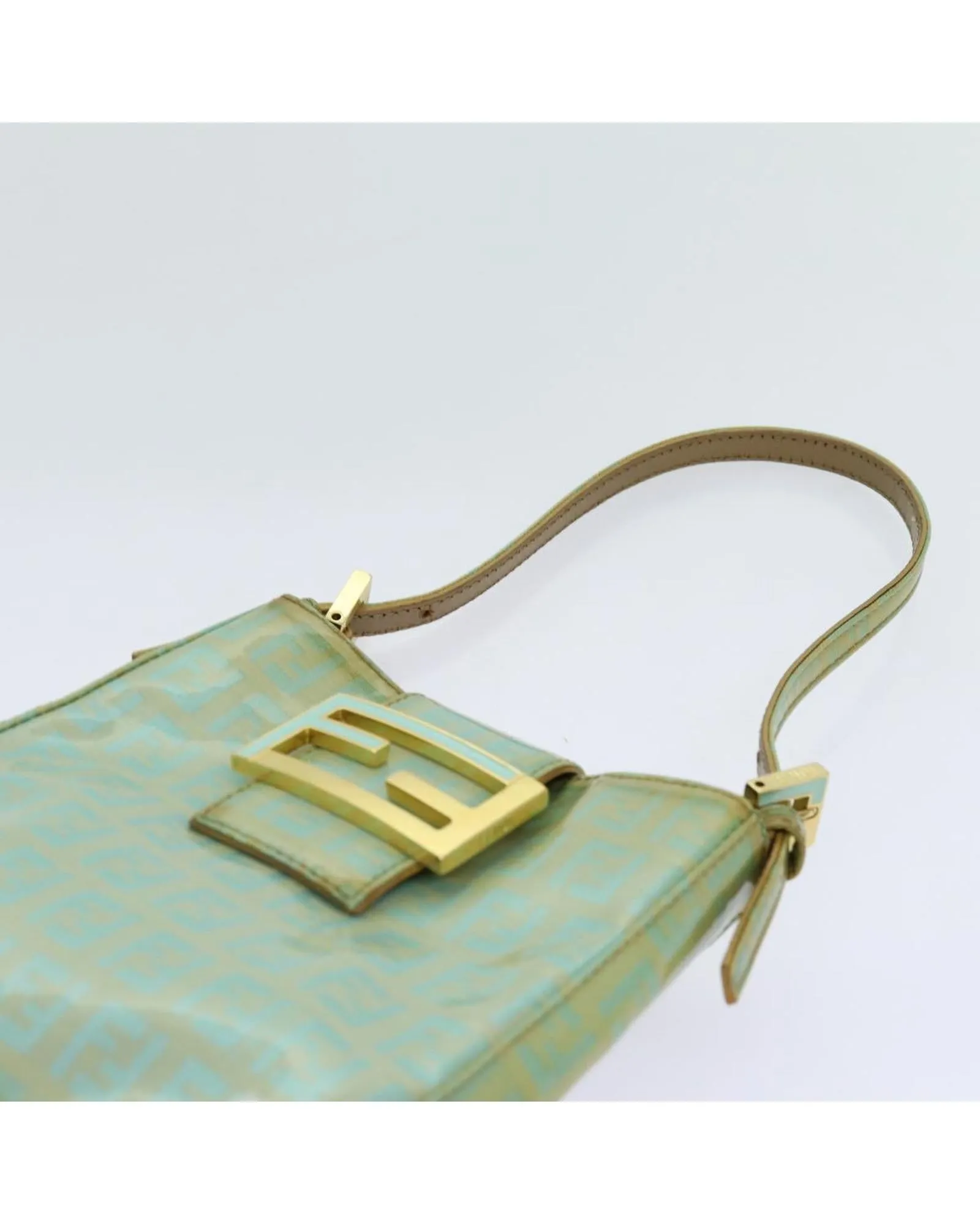 Green Canvas Hand Bag - FENDI