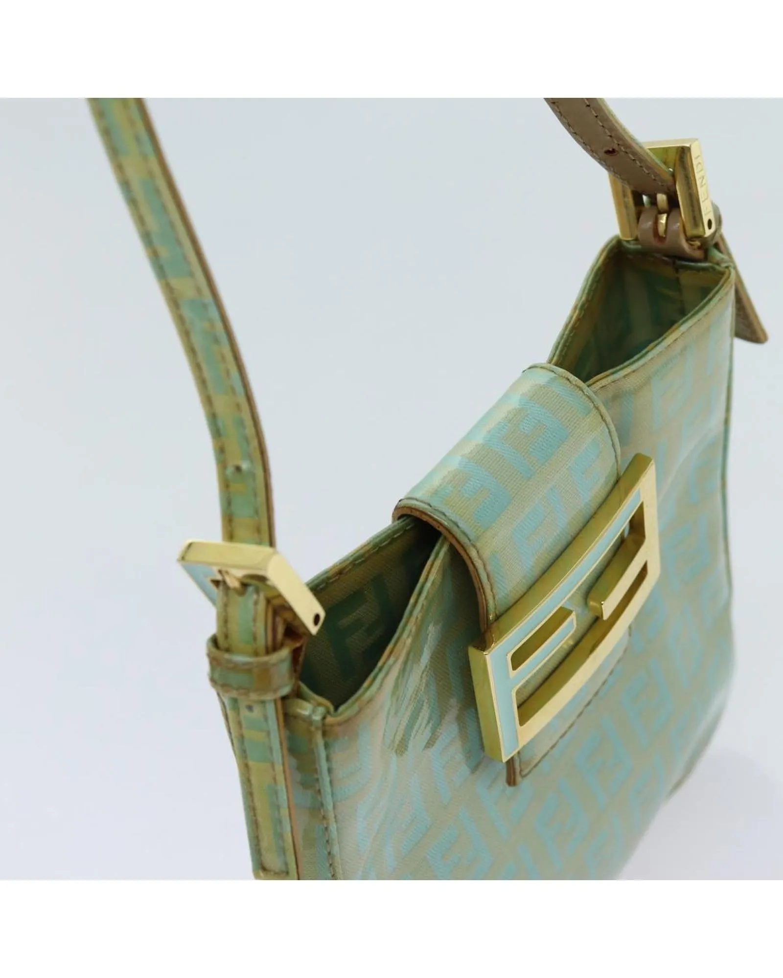 Green Canvas Hand Bag - FENDI