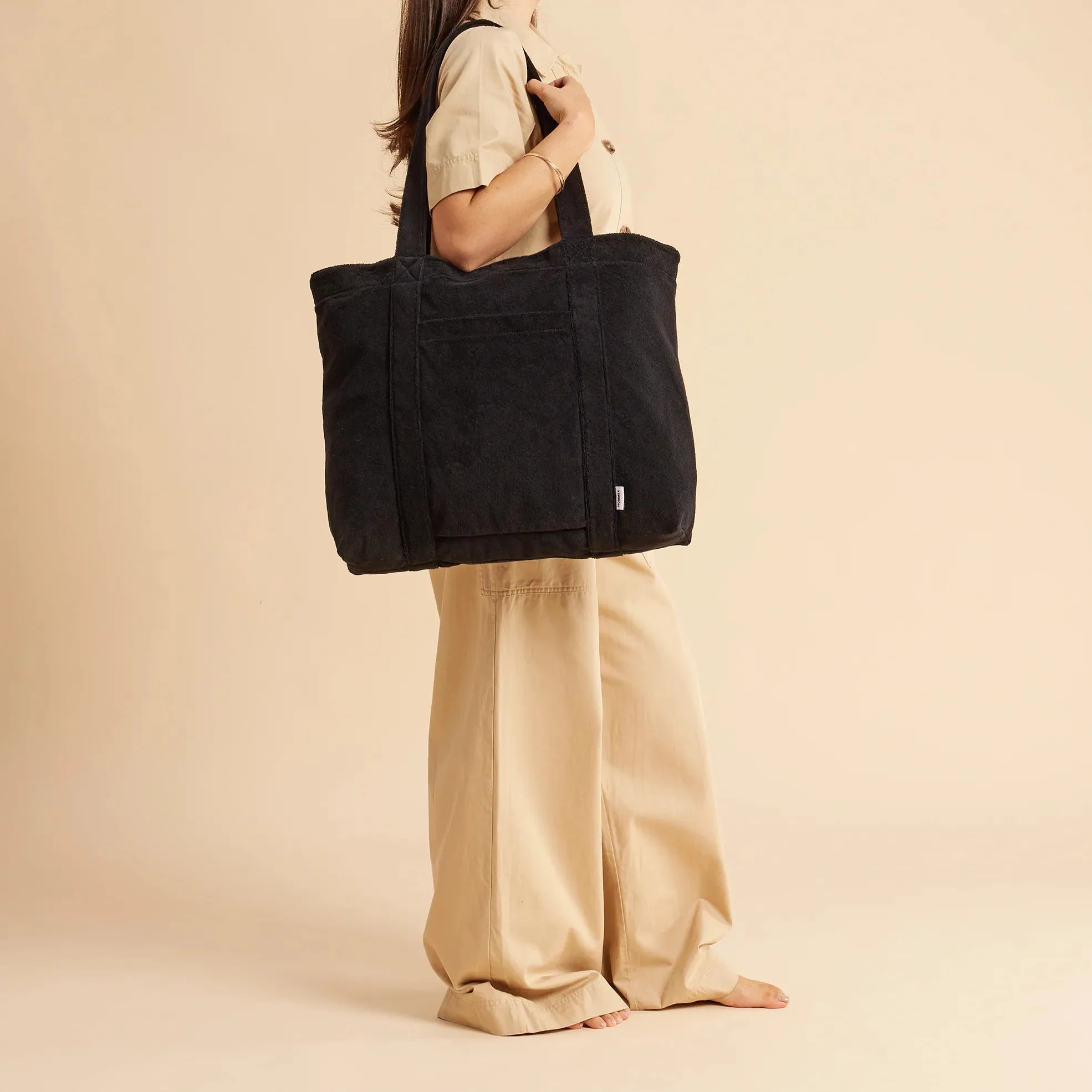 Hommey Terry Beach Bag - Liquorice