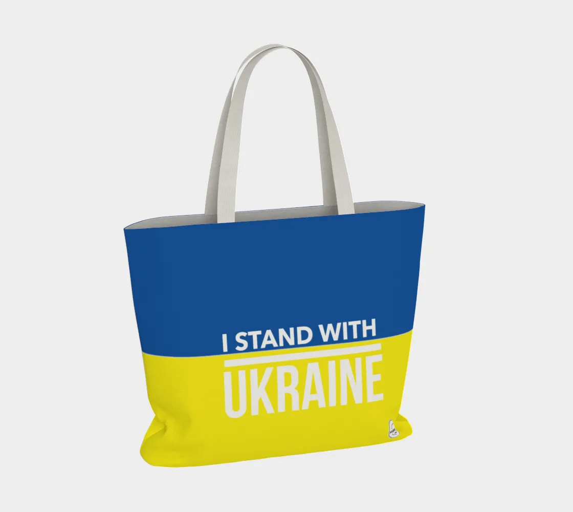 I stand with Ukraine Unisex Tote Bag