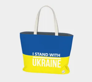 I stand with Ukraine Unisex Tote Bag