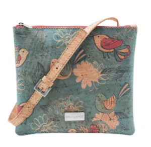 Ivy Cork Crossbody - Birds