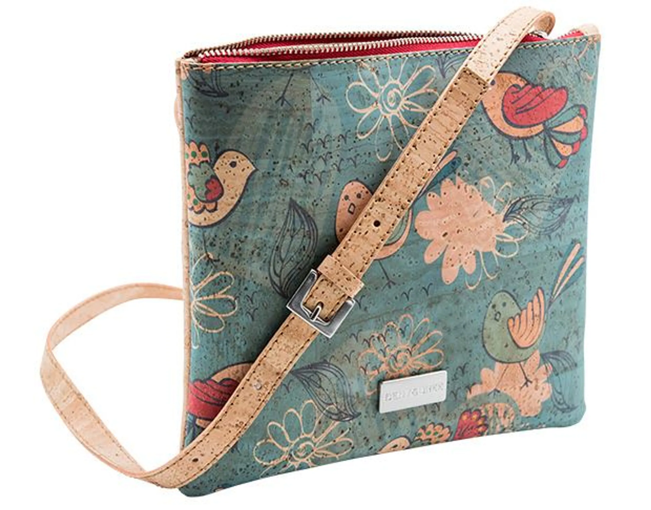 Ivy Cork Crossbody - Birds