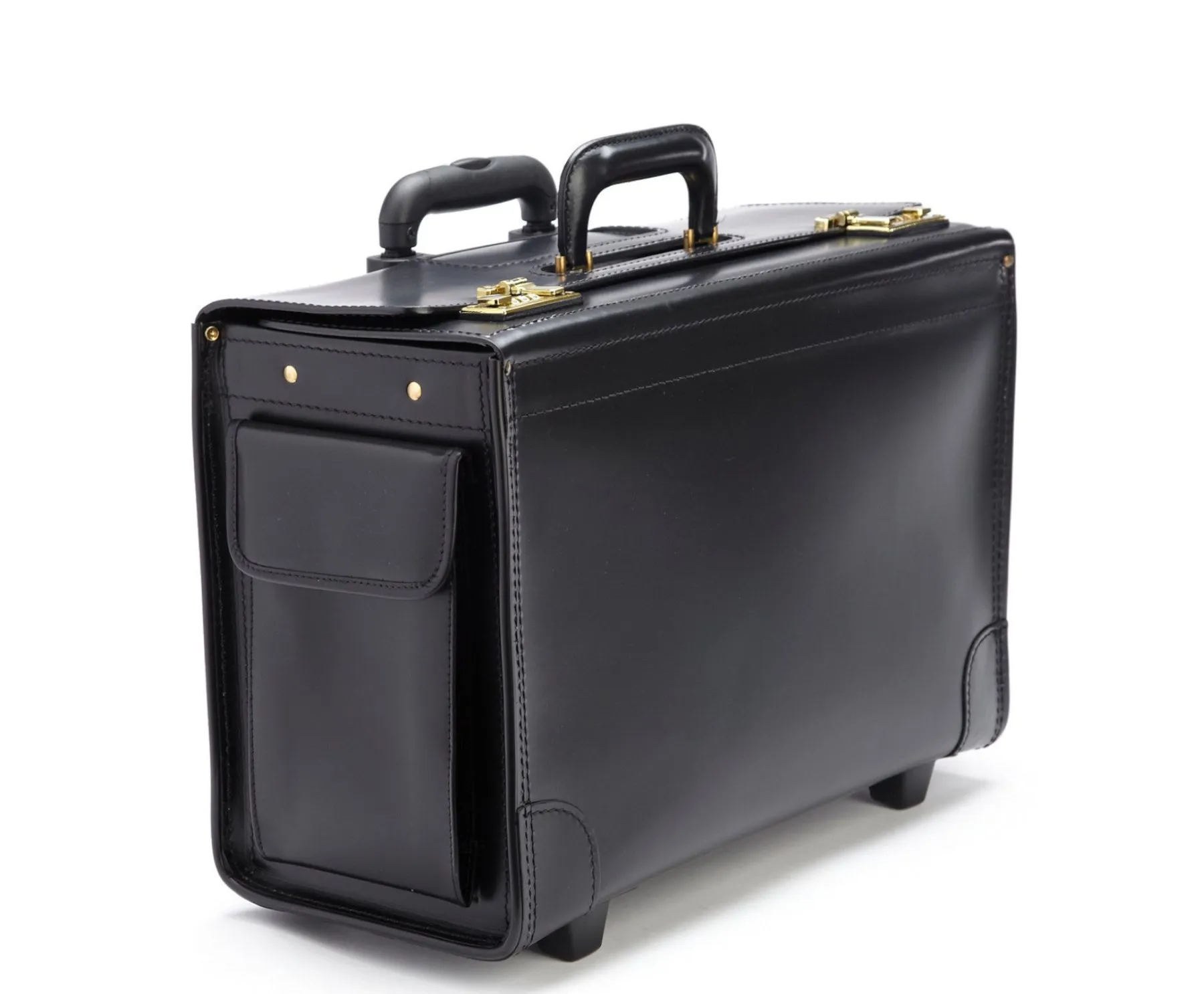 Korchmar LITIGATOR C1084-20 Leather 20" Wheeled Catalog Case