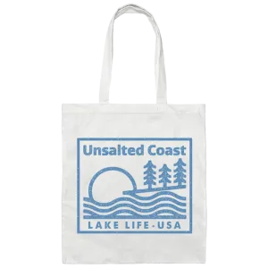 Lake Life Canvas Tote Bag