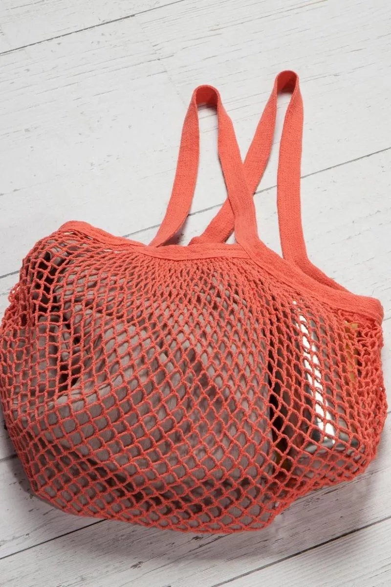 Le Marche Coral Net Shopping Bag