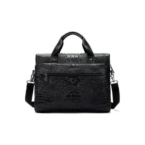 LuxeLeather Sleek Business Bag