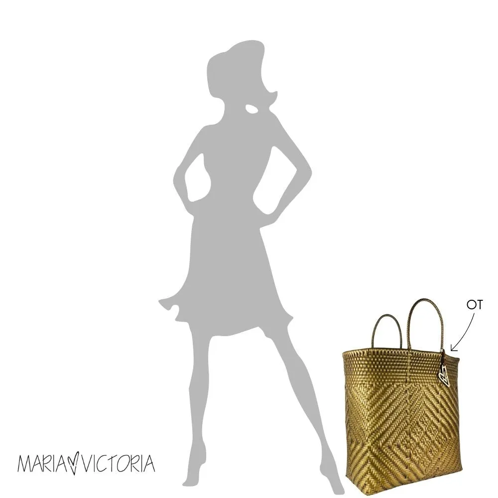 Maria Victoria | Soho Tote | Upcycled, Handwoven, Multicolor Tote