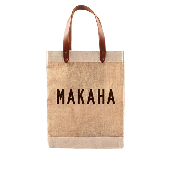 *Market Tote Makaha (Black Lettering)