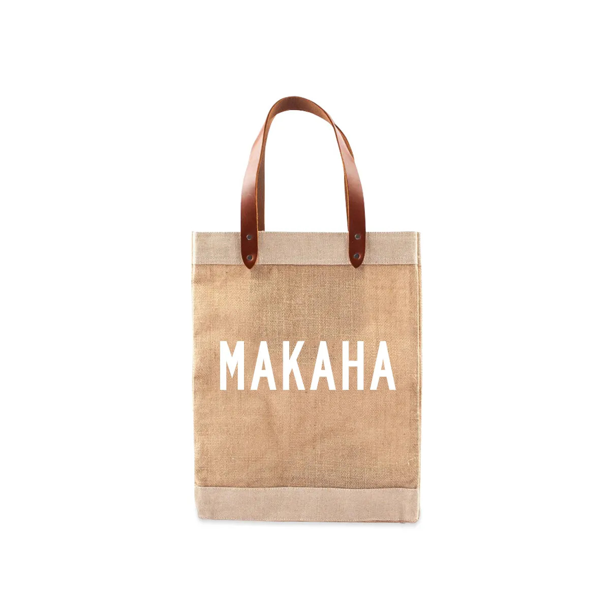 *Market Tote Makaha (White Lettering)