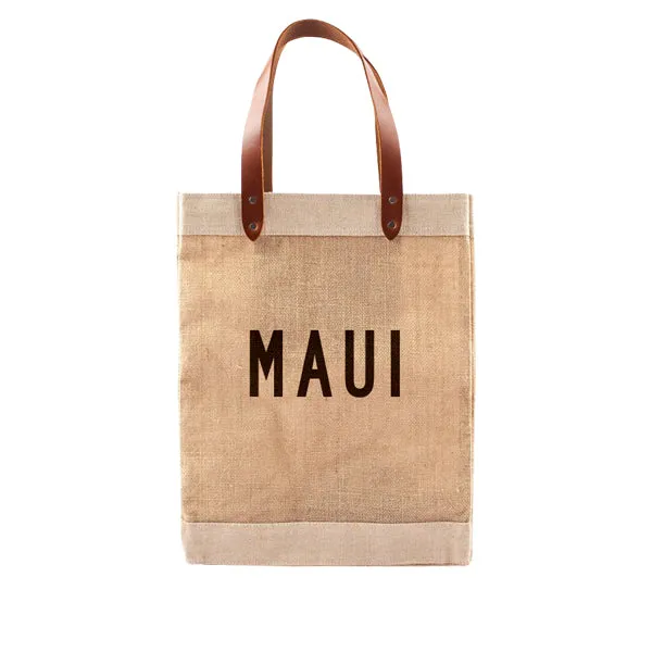 Market Tote Maui (Black Lettering)