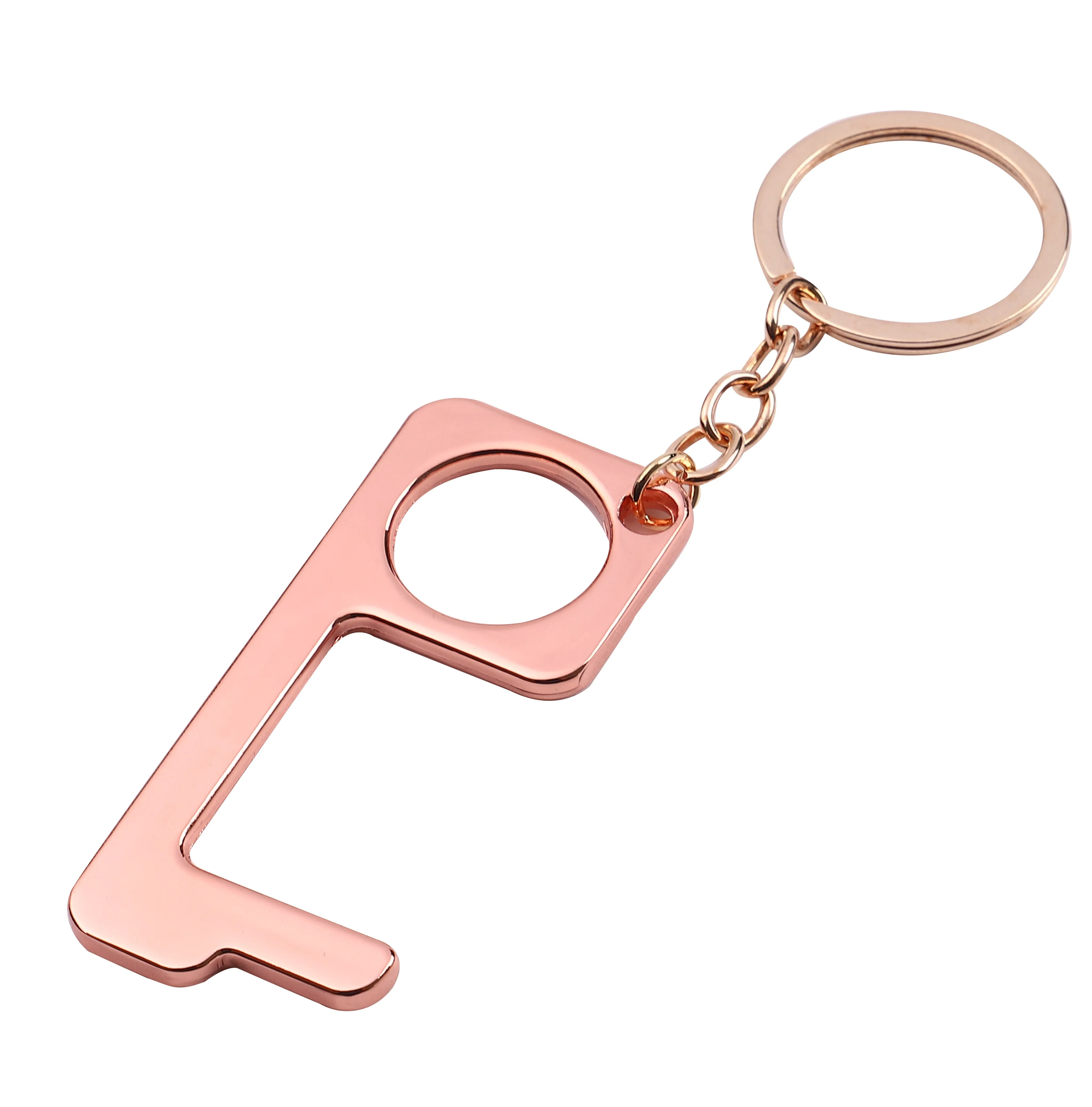 Metal Hands Free Wholesale Key Chain & Door Opener - 4 colors