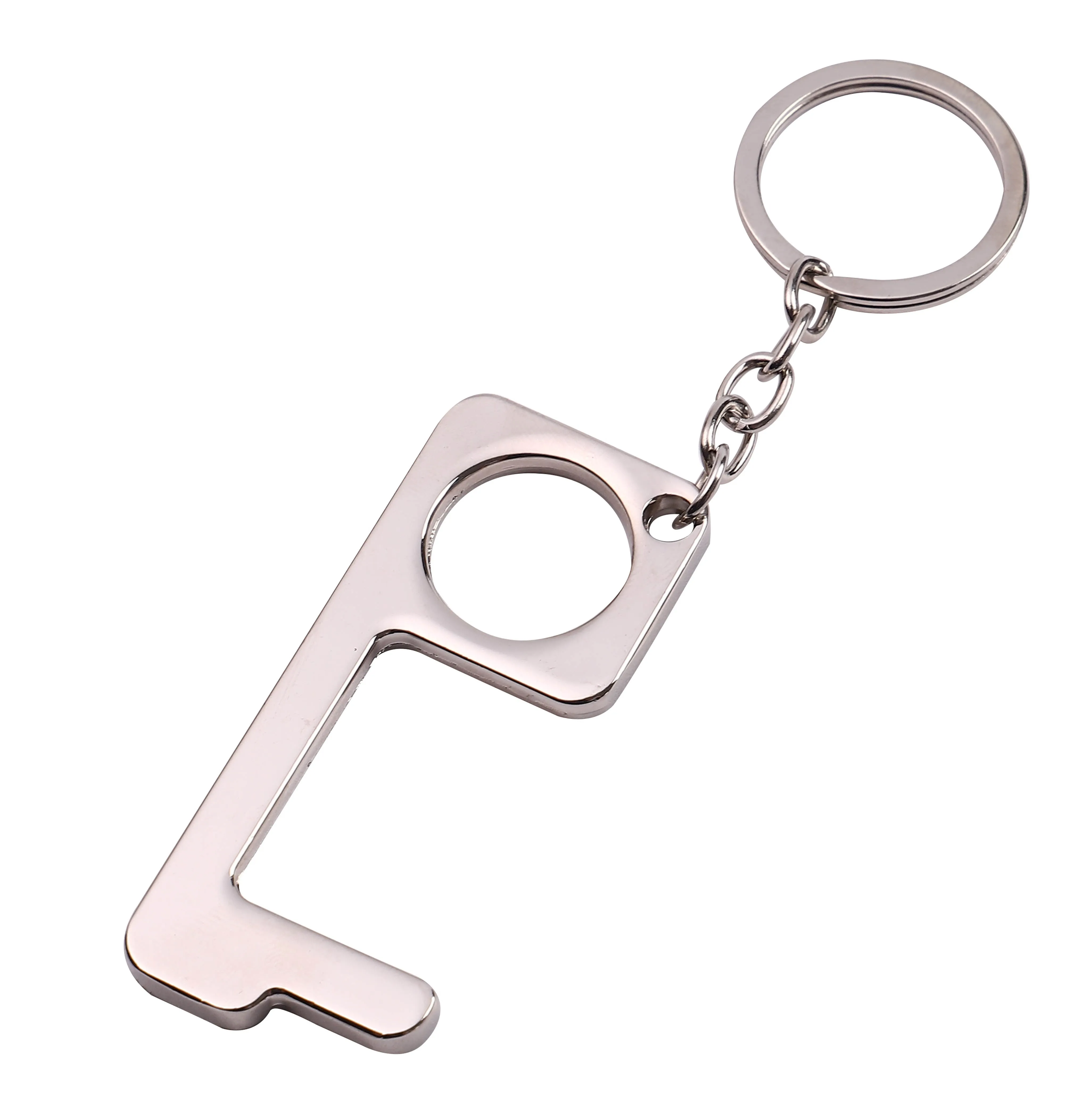 Metal Hands Free Wholesale Key Chain & Door Opener - 4 colors