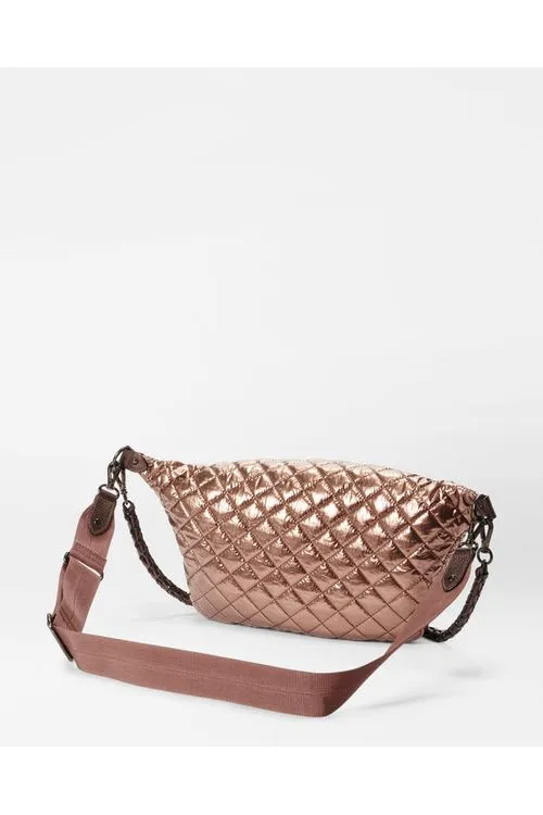 MZ Wallace Crosby Crossbody Sling Bag 1267C2101 | Copper Metallic Lacquer