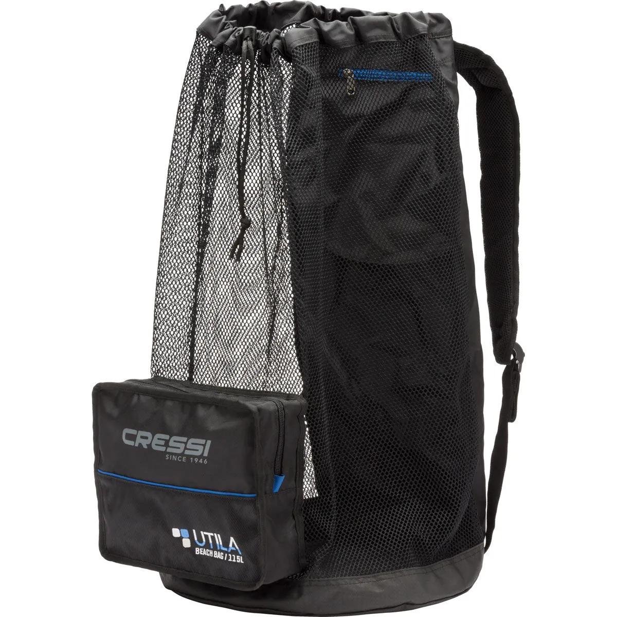 Open Box Cressi Utila Foldable Mesh Backpack-Black