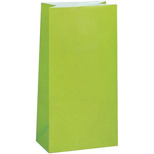 Paper Party Bags -Lime Green