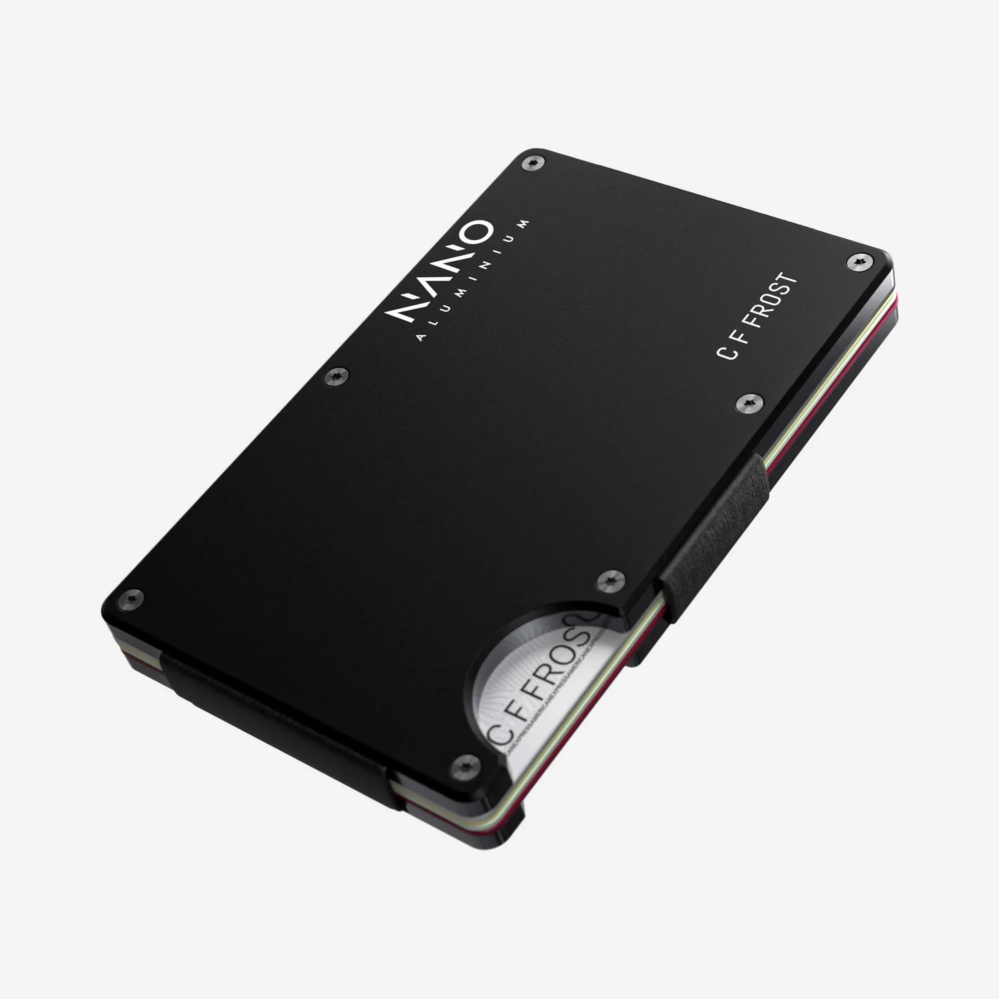 Personalised AirTag Money Clip Wallet (Phantom Black)