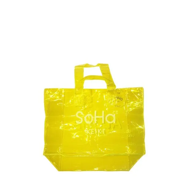 SoHa Keiki Clear Tote Small, Hot Yellow