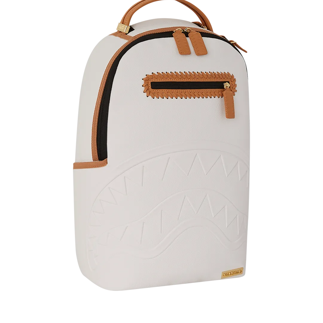 Sprayground Jetcopter Backpack - White / Brown