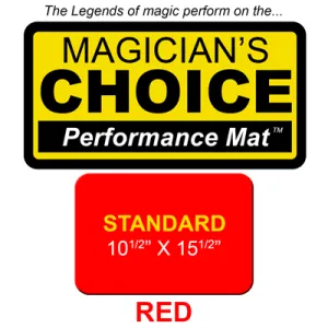 Standard Close-Up Mat (RED - 10.5x15.5) by Ronjo